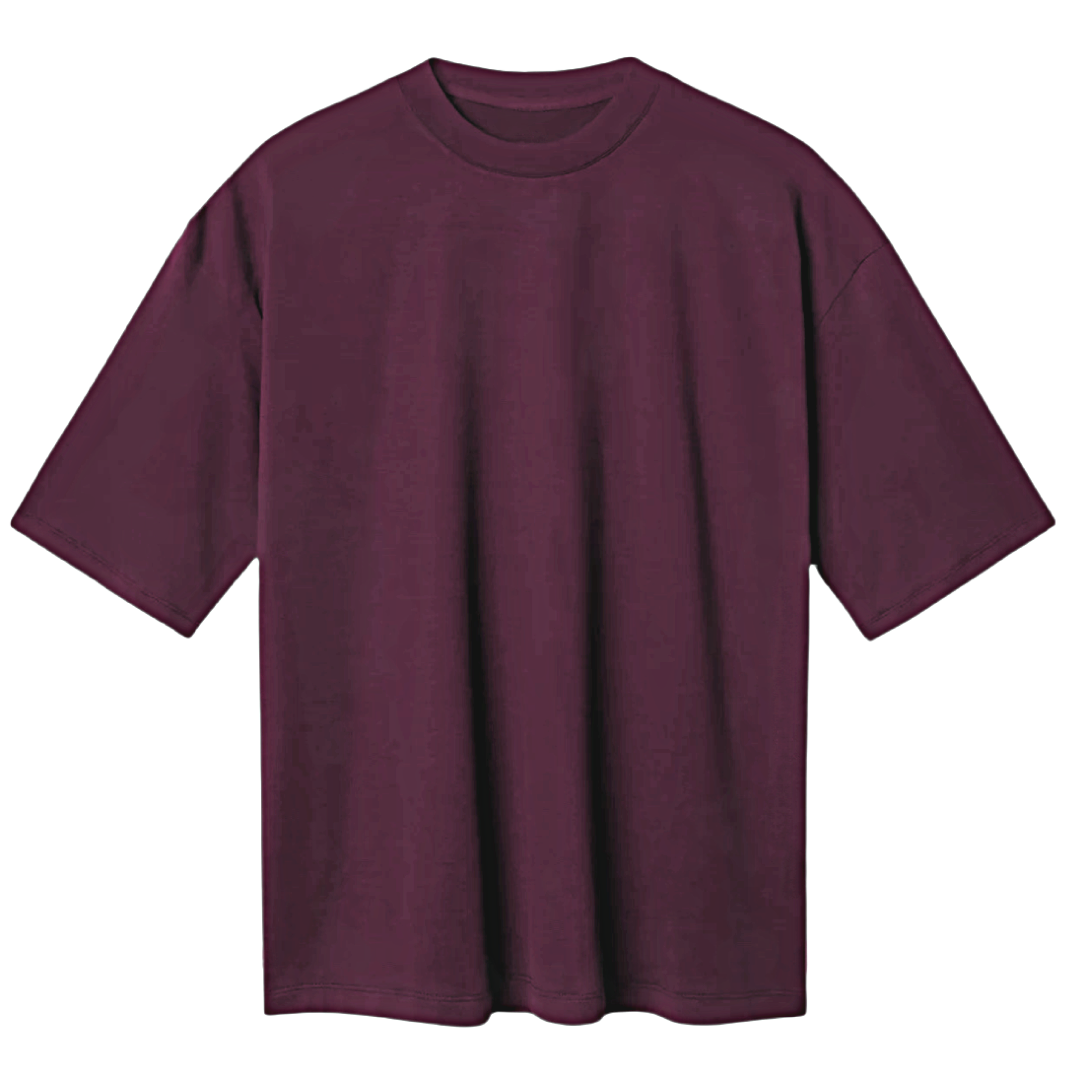 Playera Oversize Vino